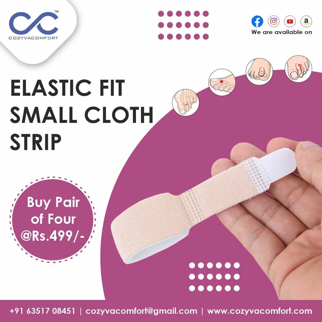 Elastic Fit Small Cloth Strip - Cozyva Comfort