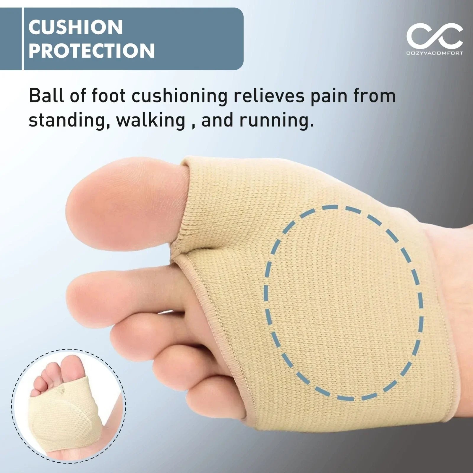 Fore Foot Sleeve Protactor - Cozyva Comfort