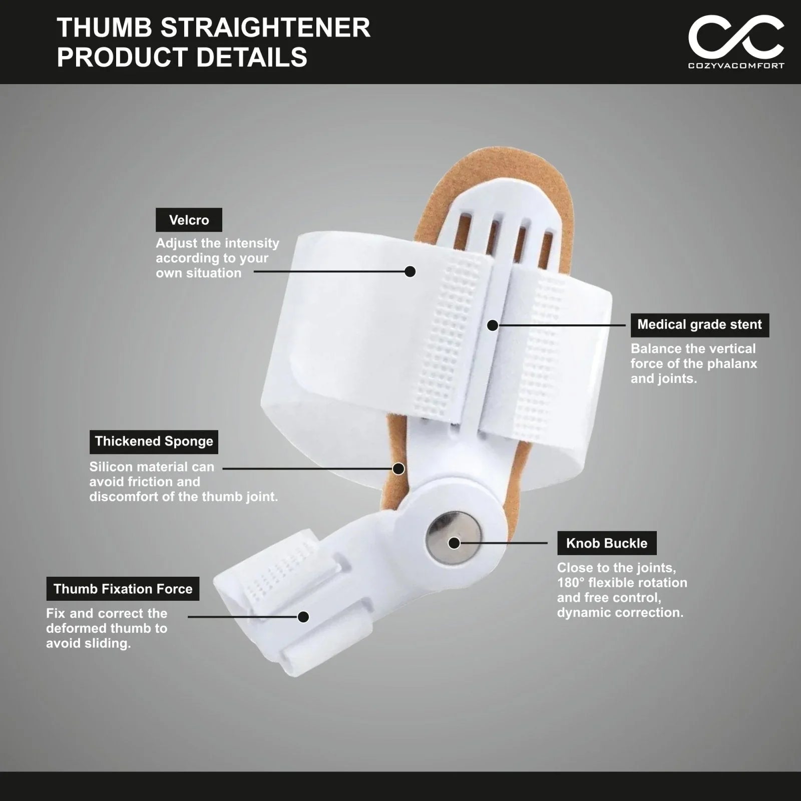 Thumb Straightener - Cozyva Comfort