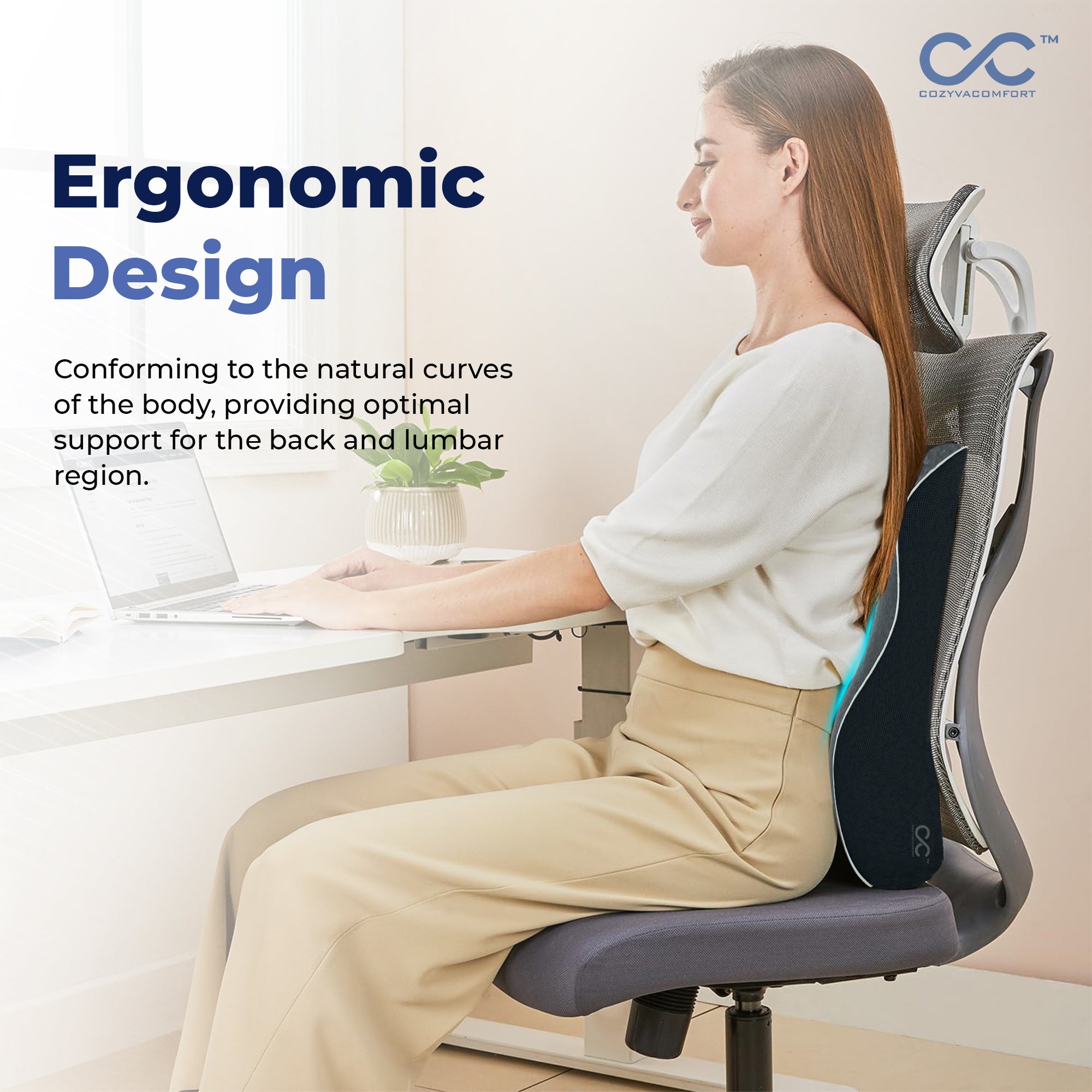 Back cushion can help alleviate back pain by improving posture and providing support to the spine. Here’s how a back cushion can assist and how to use it effectively: