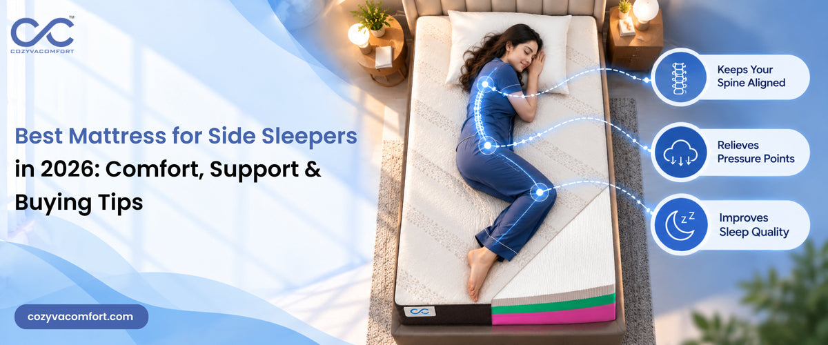 Best Mattress for Side Sleepers in 2026: Comfort, Support & Buying Tips