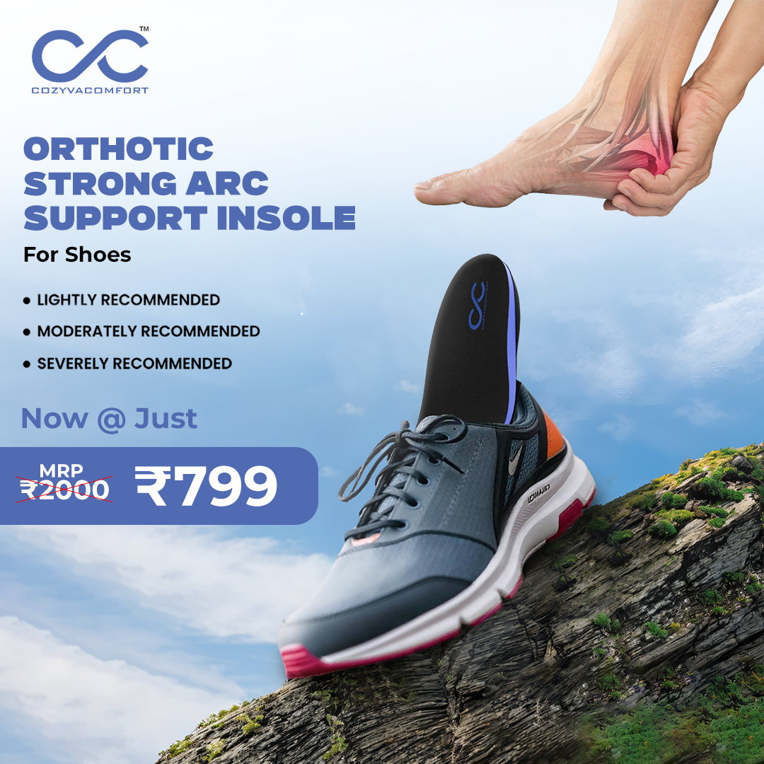 Orthotic strong arc support insole