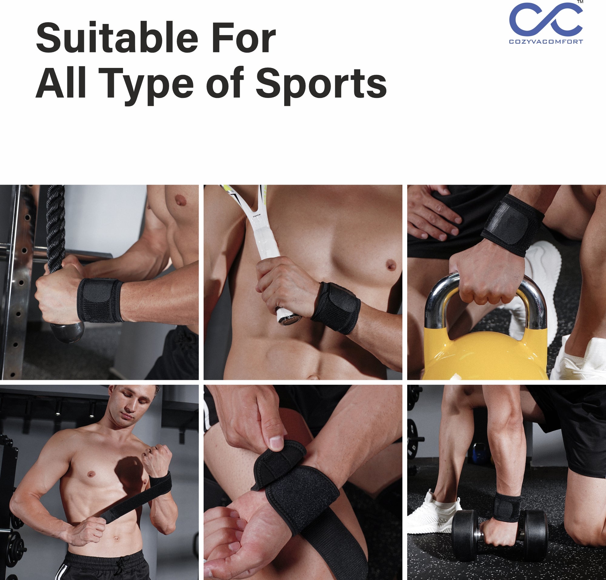 Cozyva FlexiGrip Wrist Band