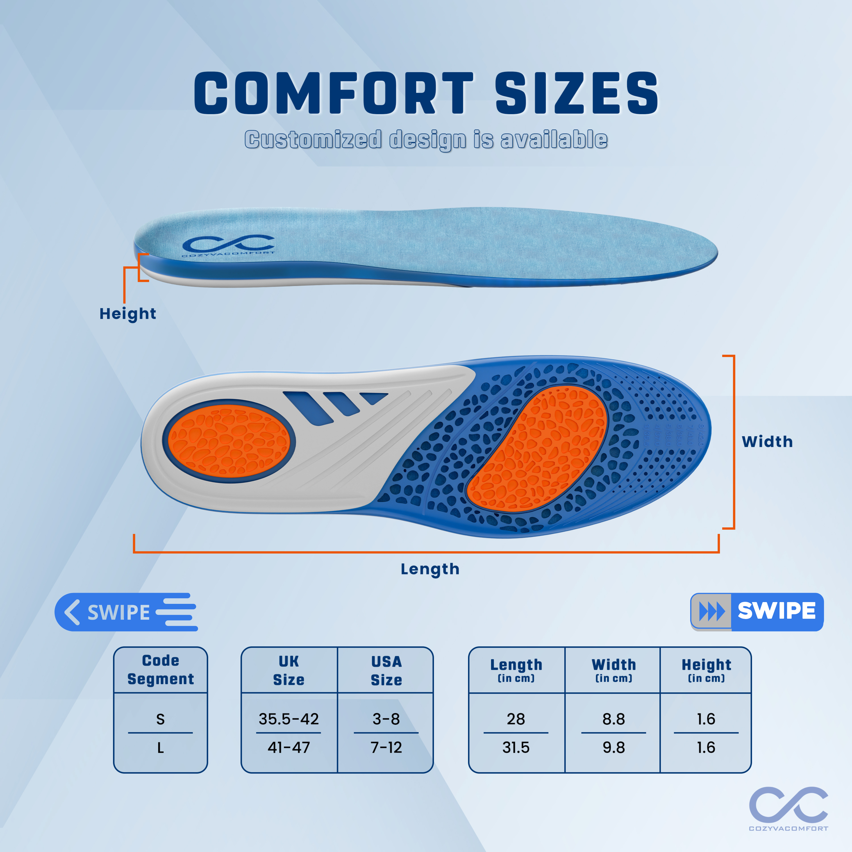 Shock Absorption Insole
