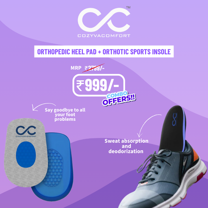 Orthotic sport insole and Orthopedic heel pad