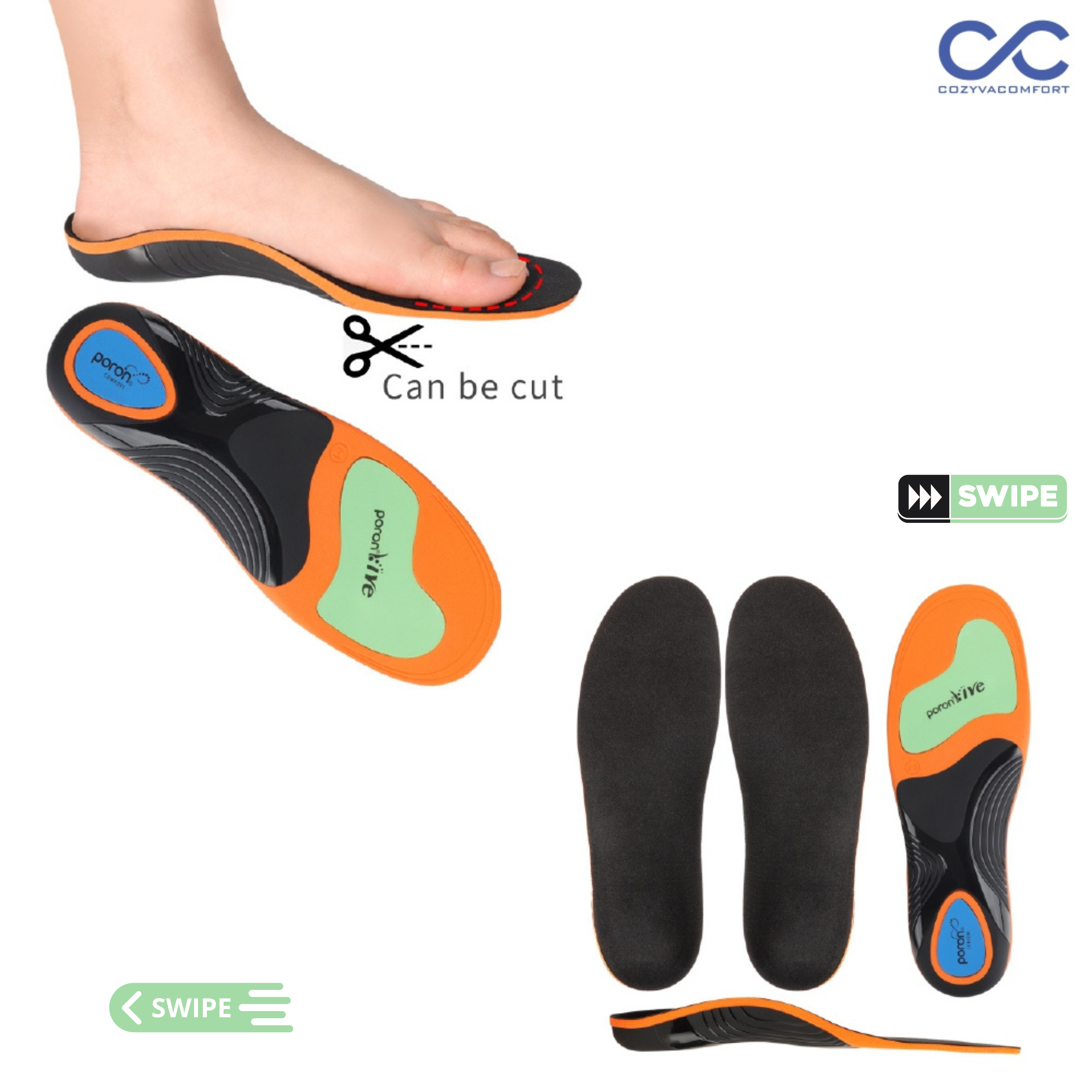 Arc Support Poron Sport Insole