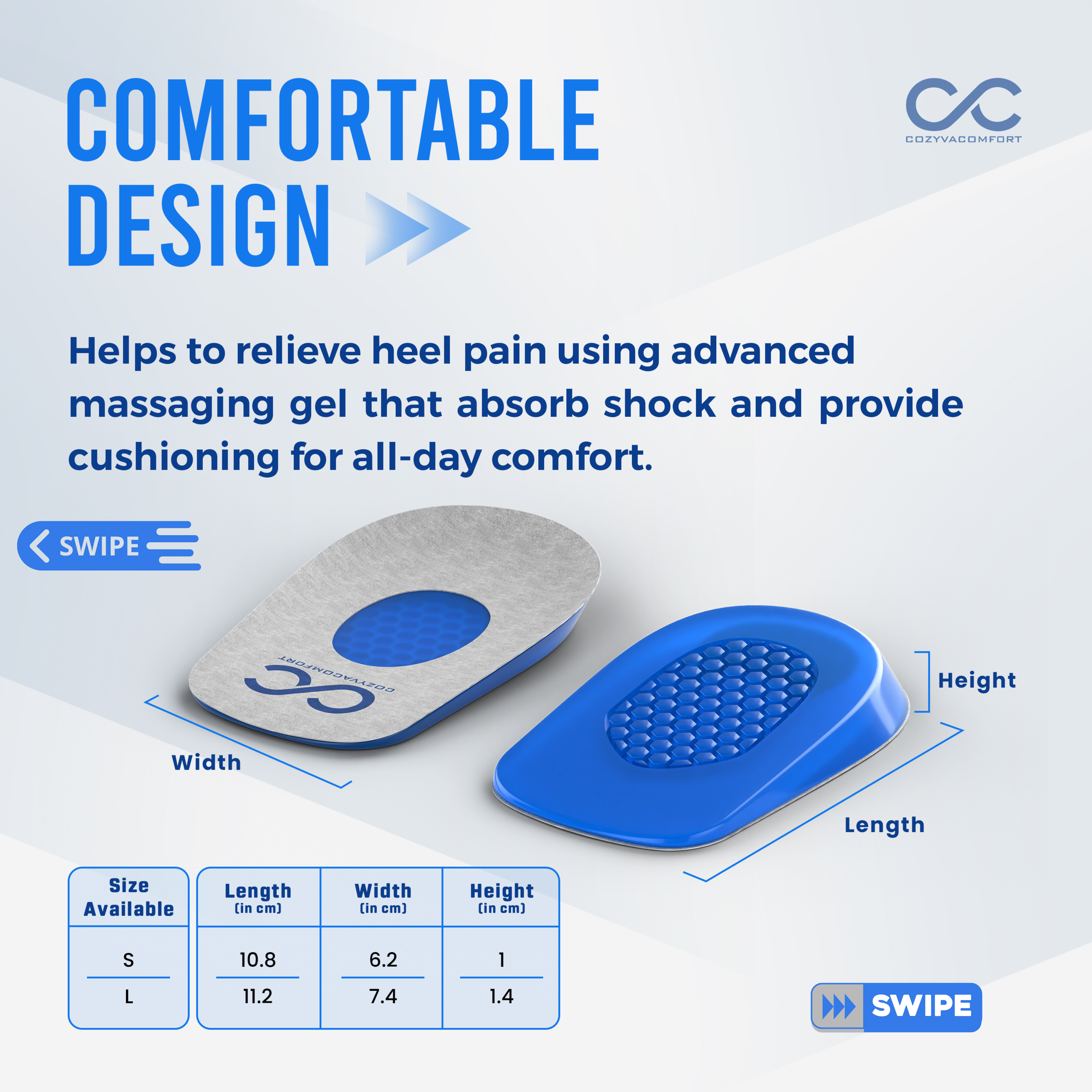 Cozyva Orthopedic Heel Pad