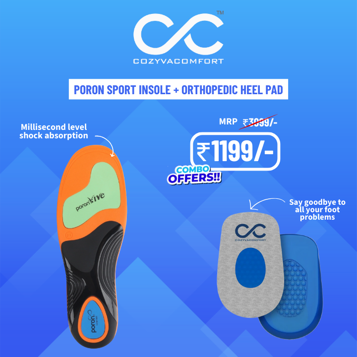 Poron Sport Insole And Orthopedic Heel Pad
