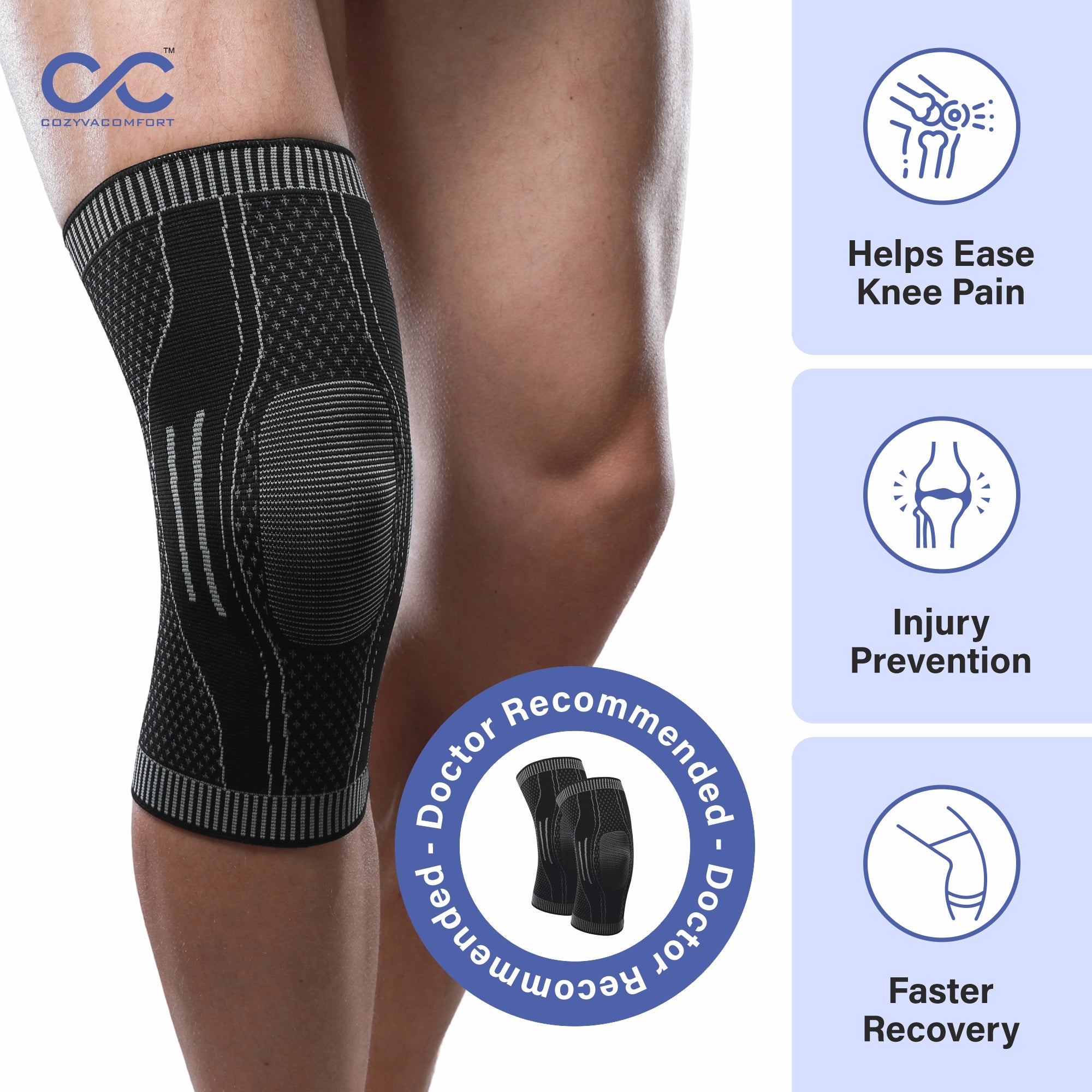 Cozyva Orthotics Knee Support Wrap