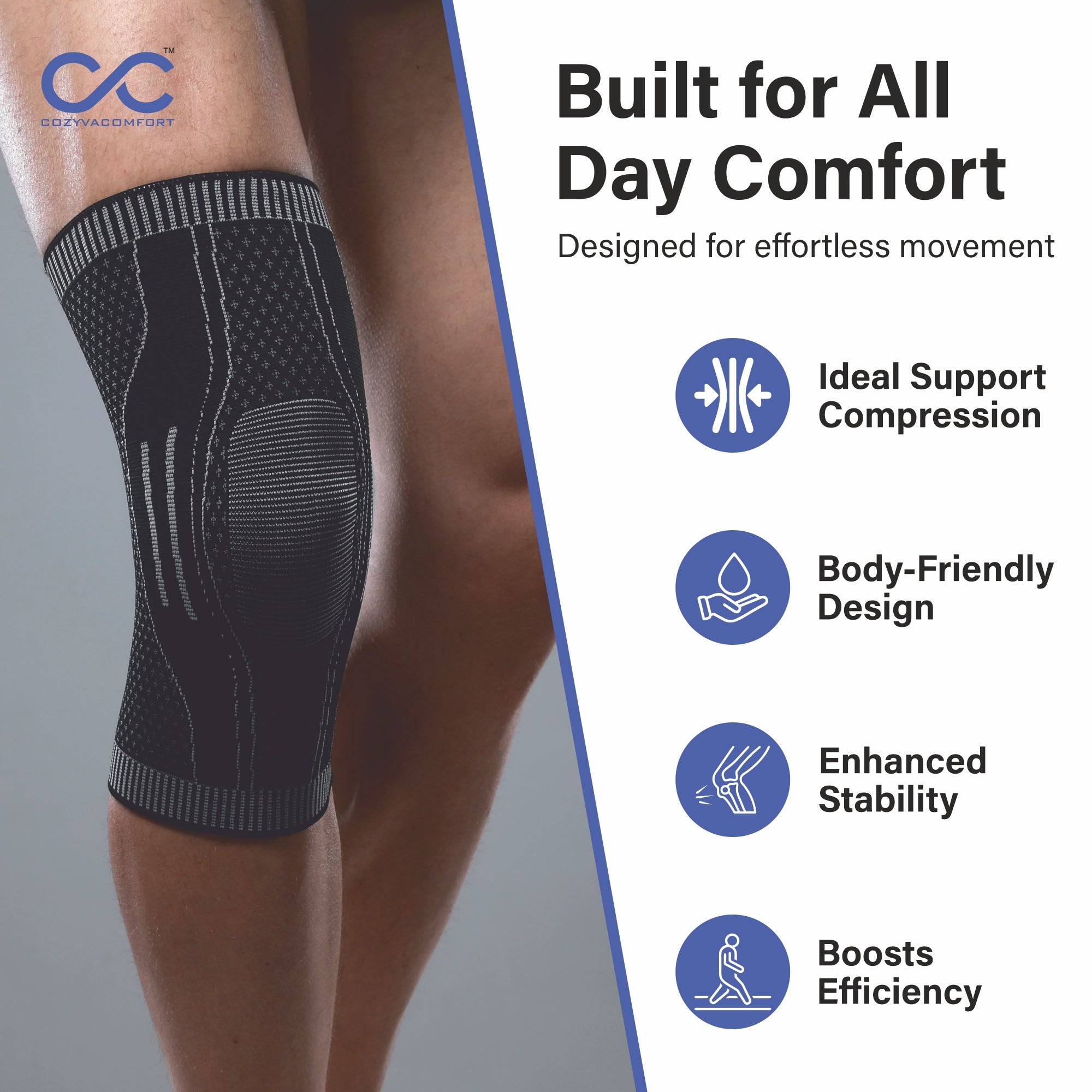 Cozyva Orthotics Knee Support Wrap