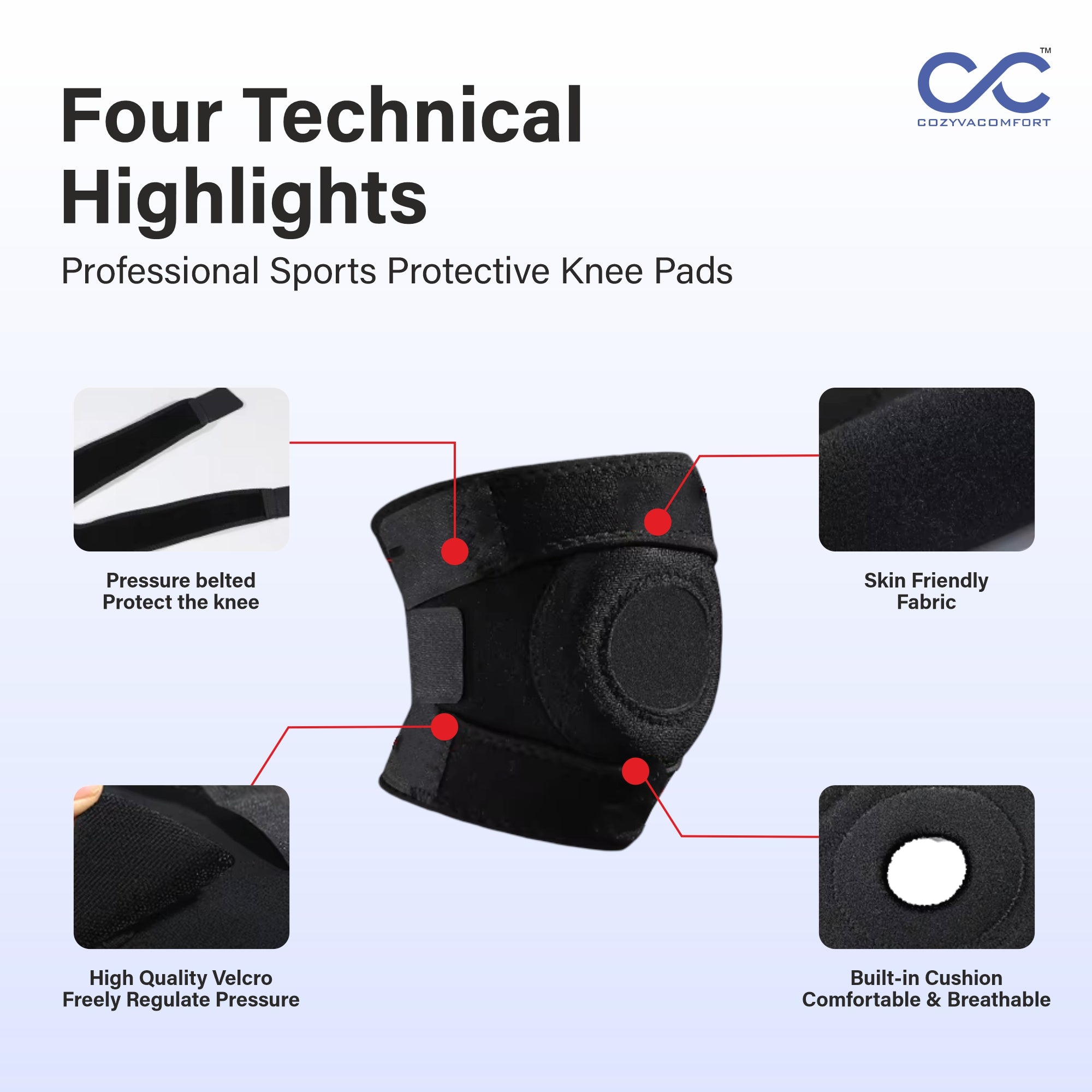 Cozyva Knee Support Belt