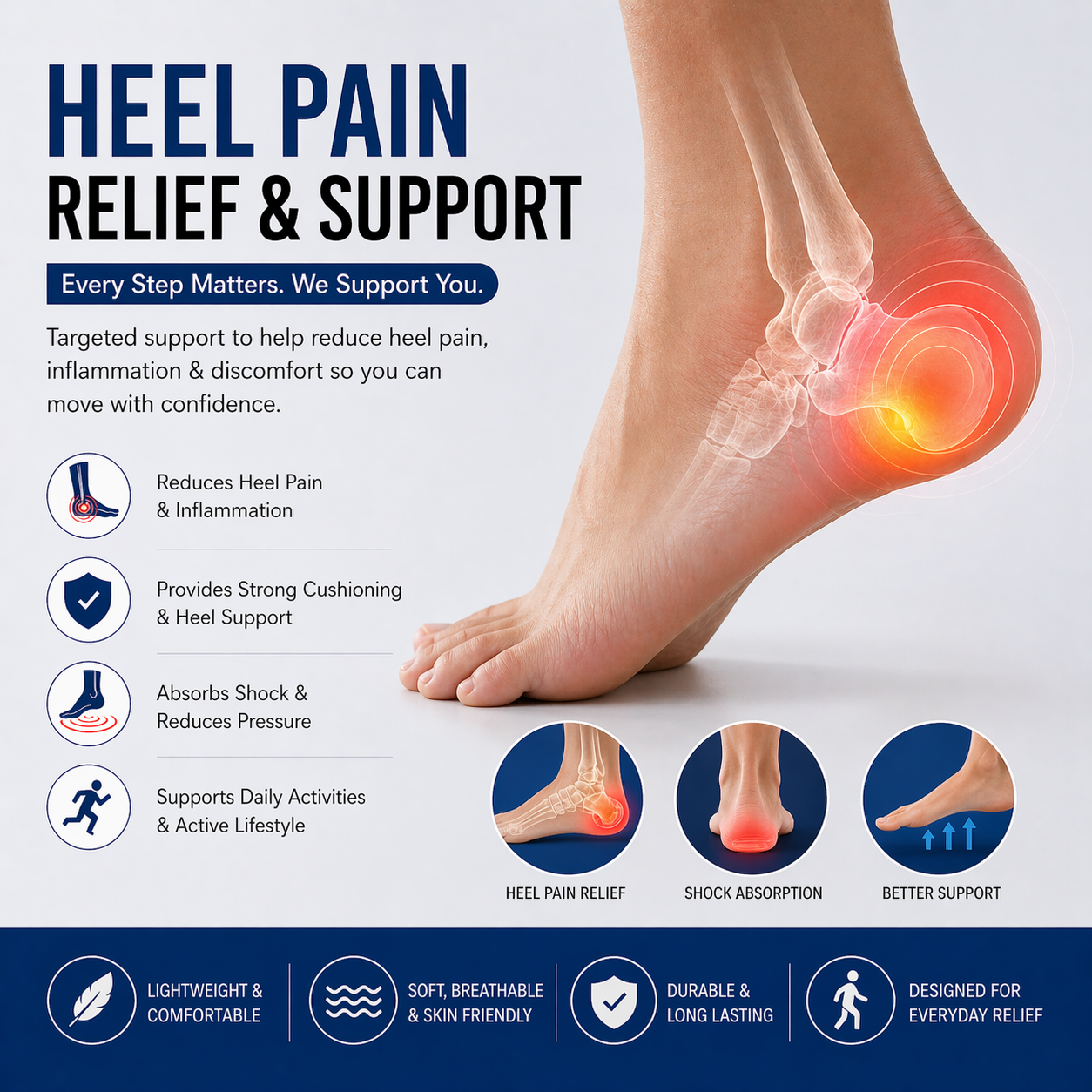 Heel Pad For Heel Pain Relief