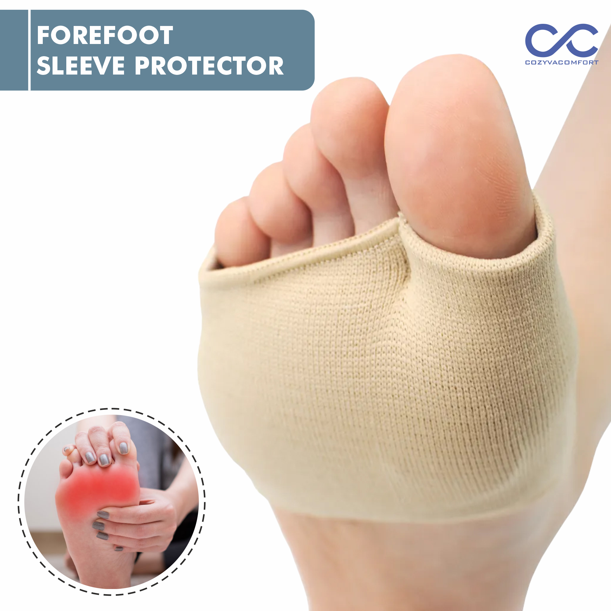 Fore Foot Sleeve Protector | Breathable Support