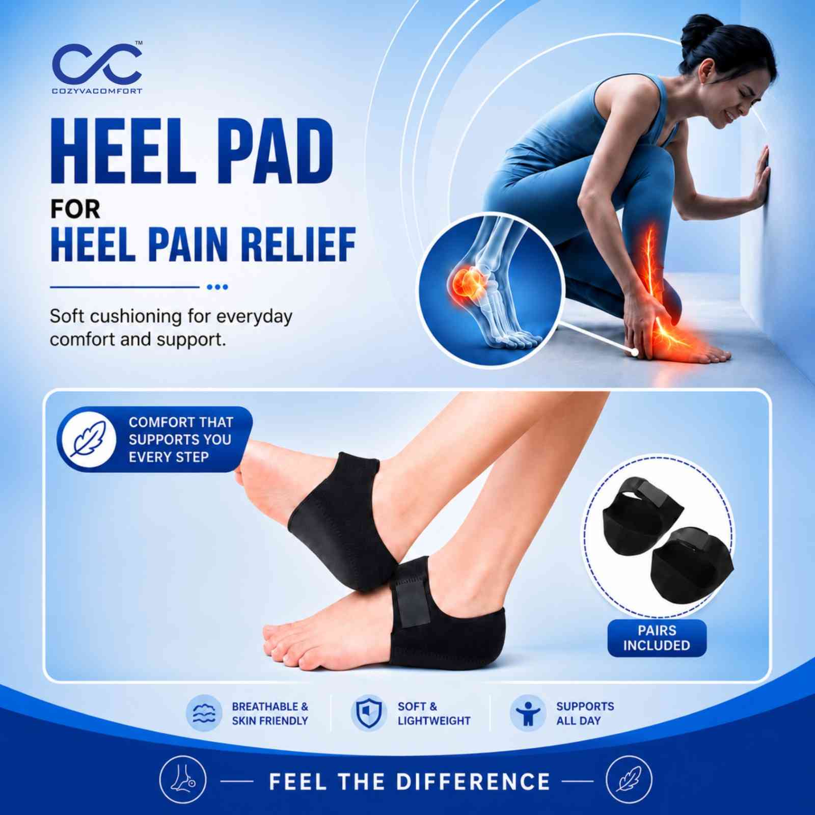 Heel Pad For Heel Pain Relief