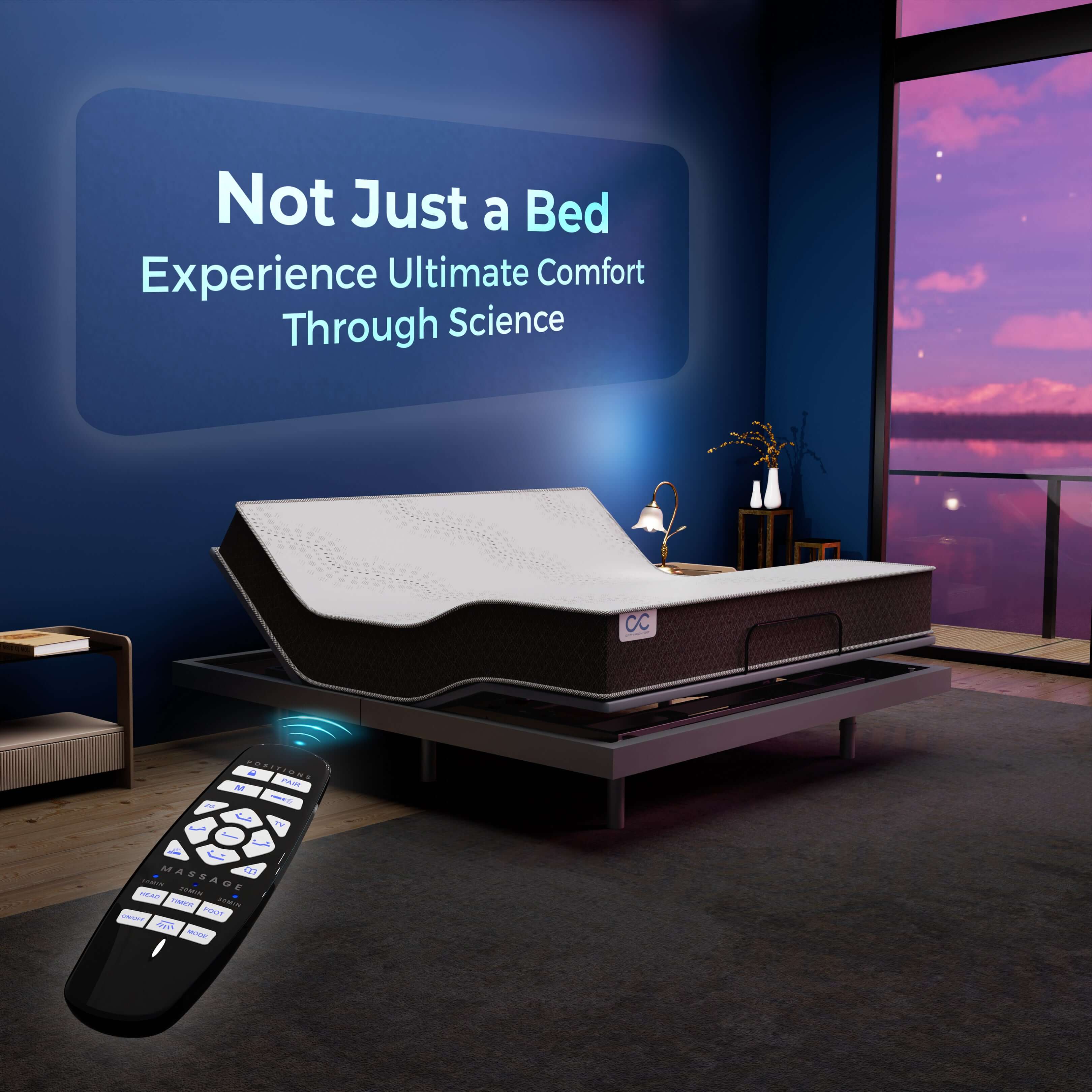 Cozyva Recliner Bed Without Frame - Cozyva Comfort