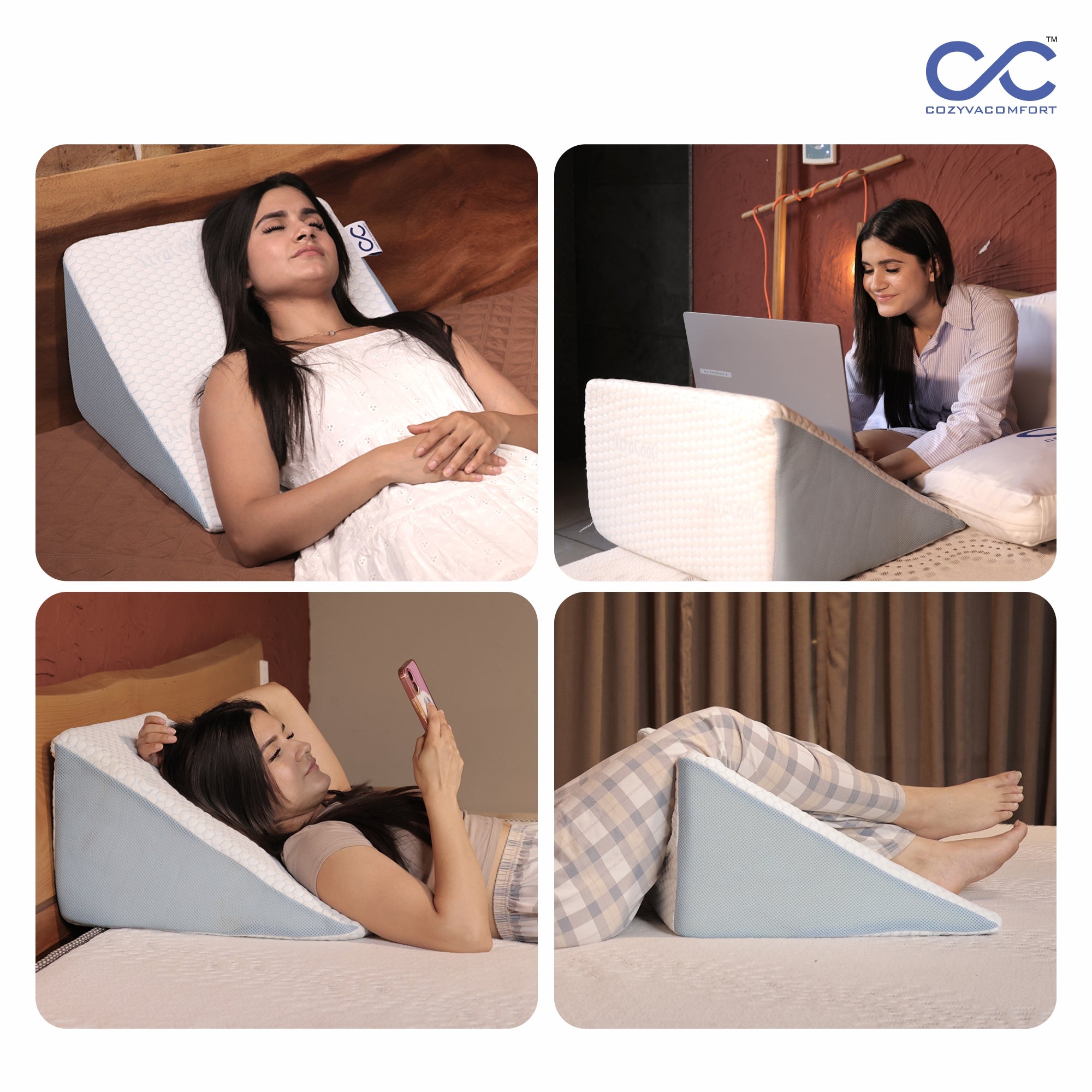 Cozyva Elevate Wedge Cushion