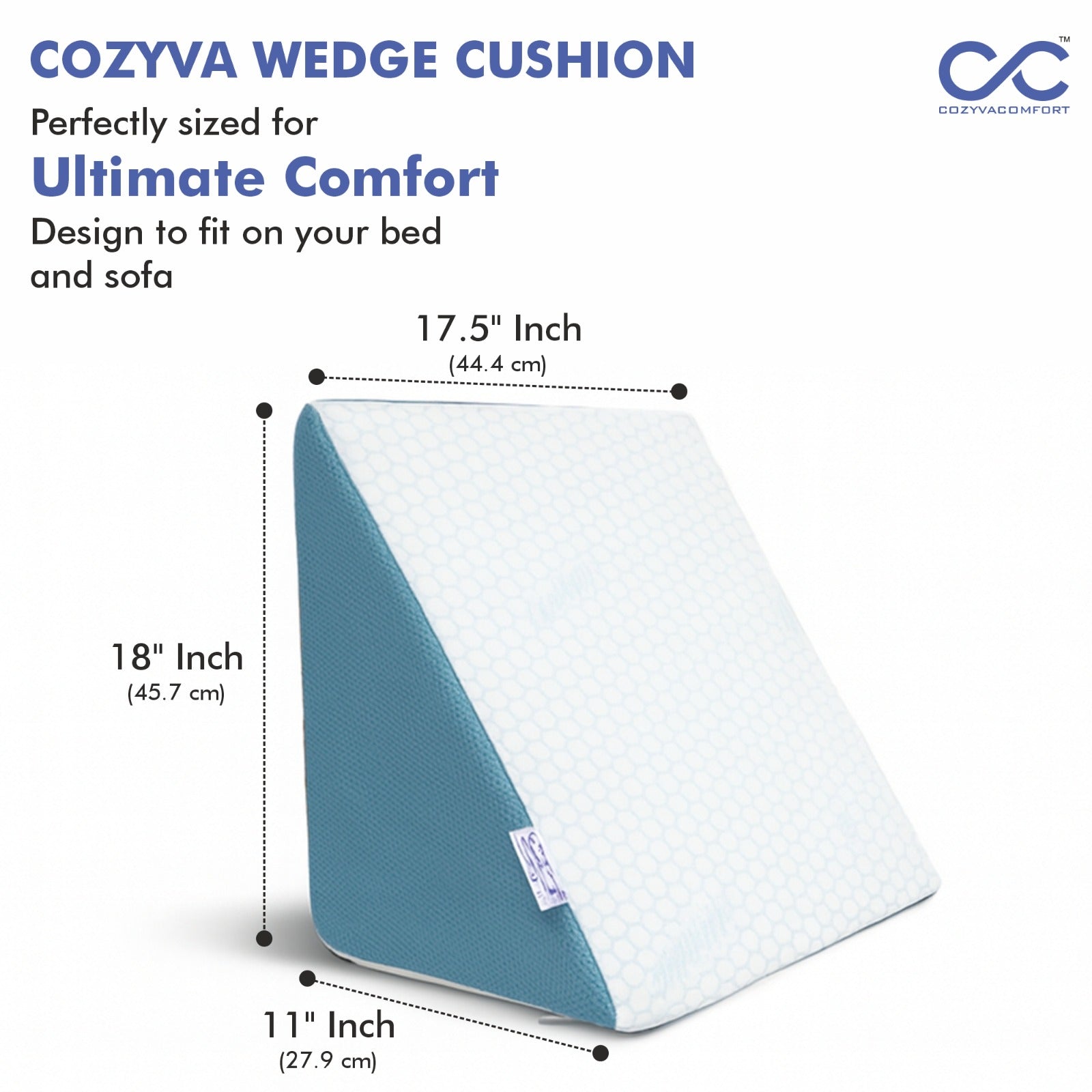 Cozyva Elevate Wedge Cushion