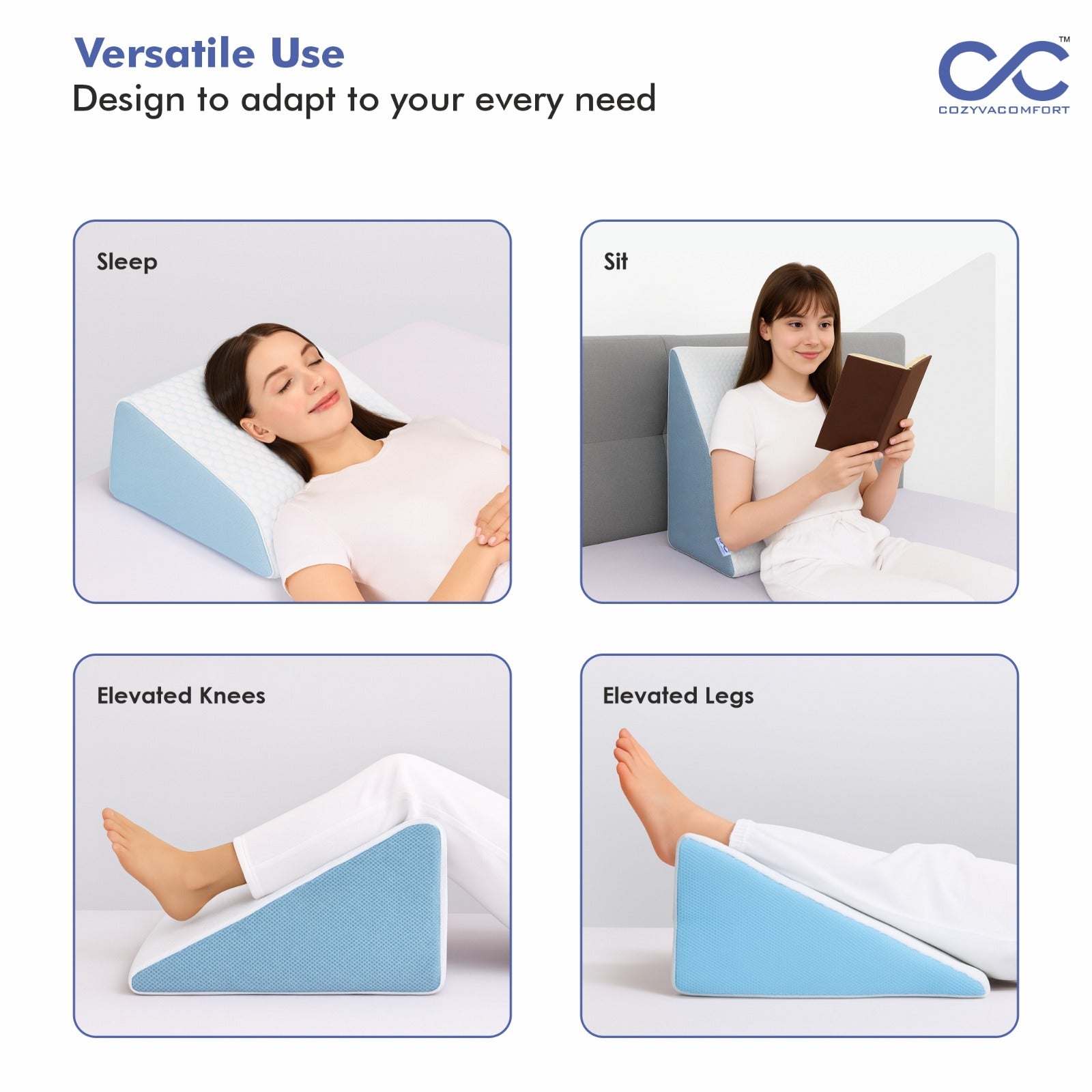 Cozyva Elevate Wedge Cushion