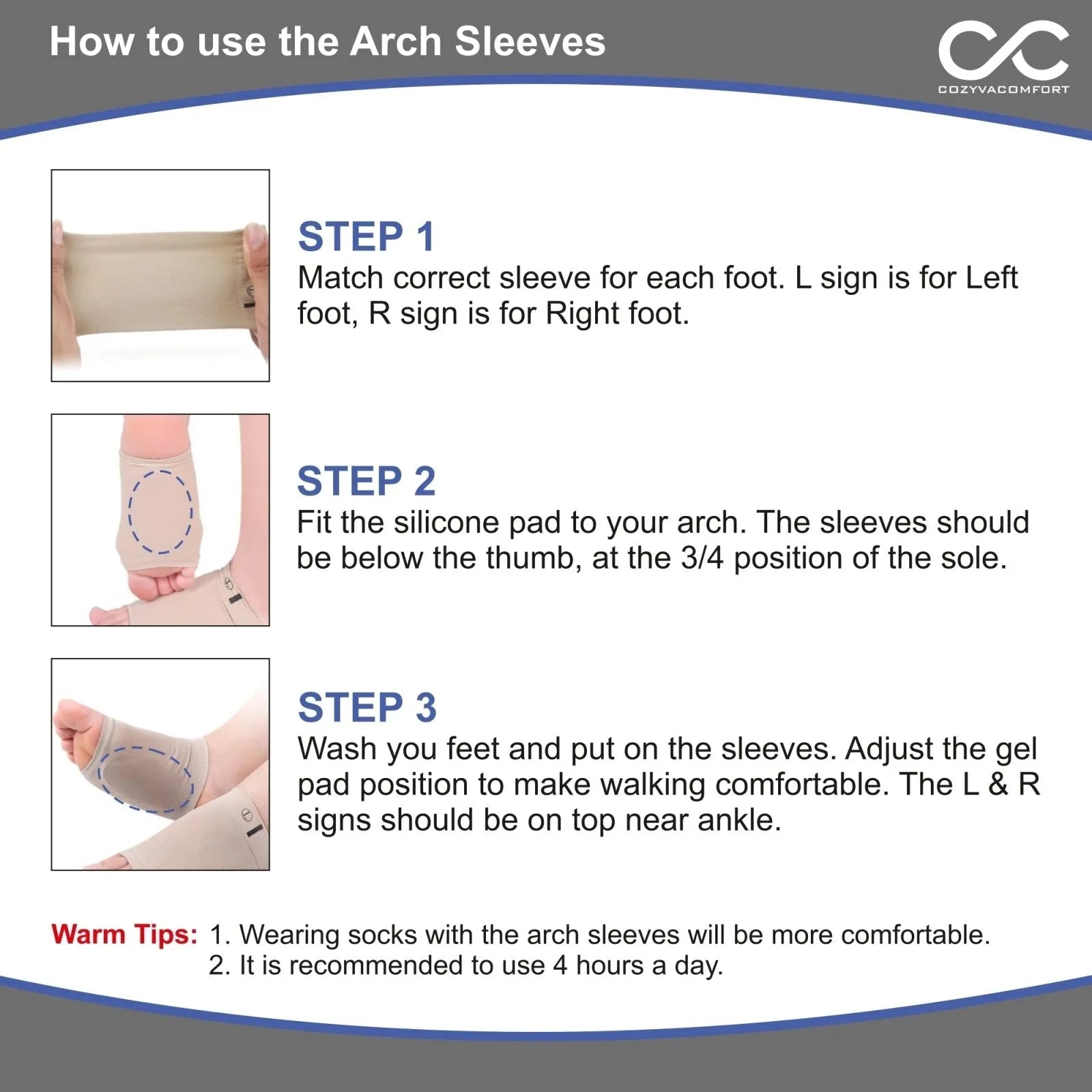 Arc Support Relief Pad - Cozyva Comfort