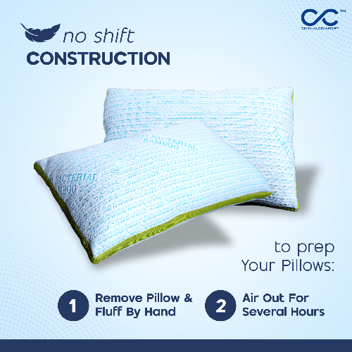 Bamboo adjustable Pillow - Cozyva Comfort
