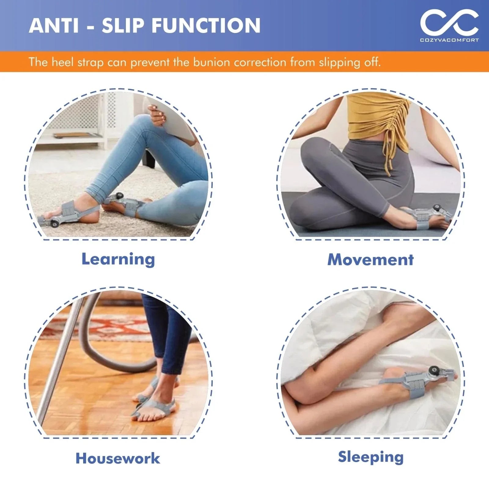 Cozyva Bunion Corrector - Cozyva Comfort