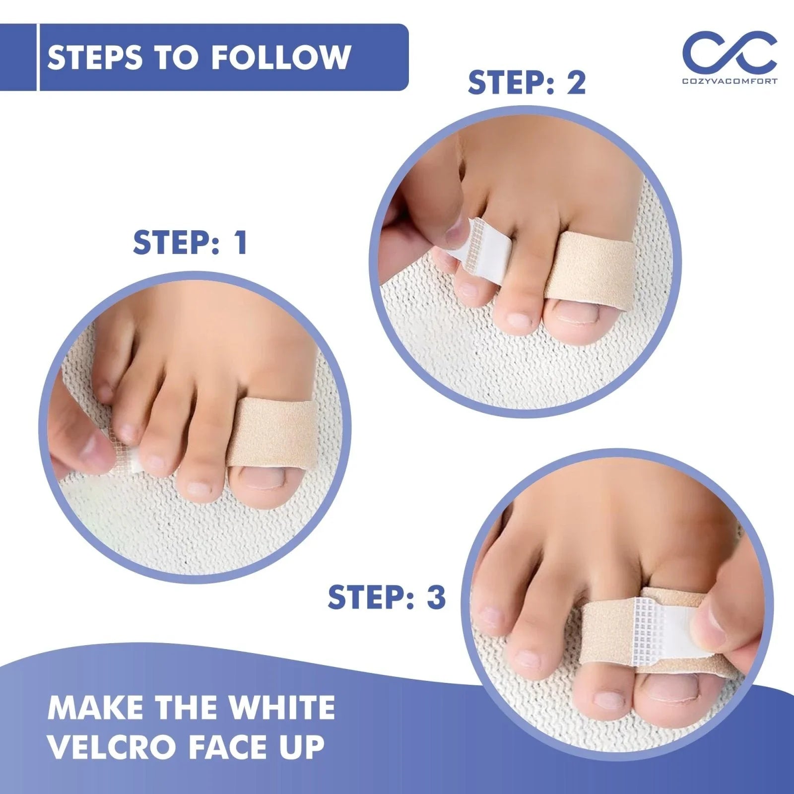 Elastic Fit Small Cloth Strip - Cozyva Comfort