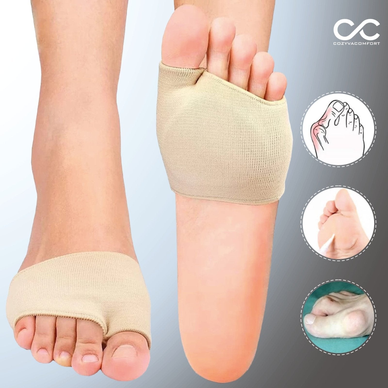 Fore Foot Sleeve Protactor - Cozyva Comfort