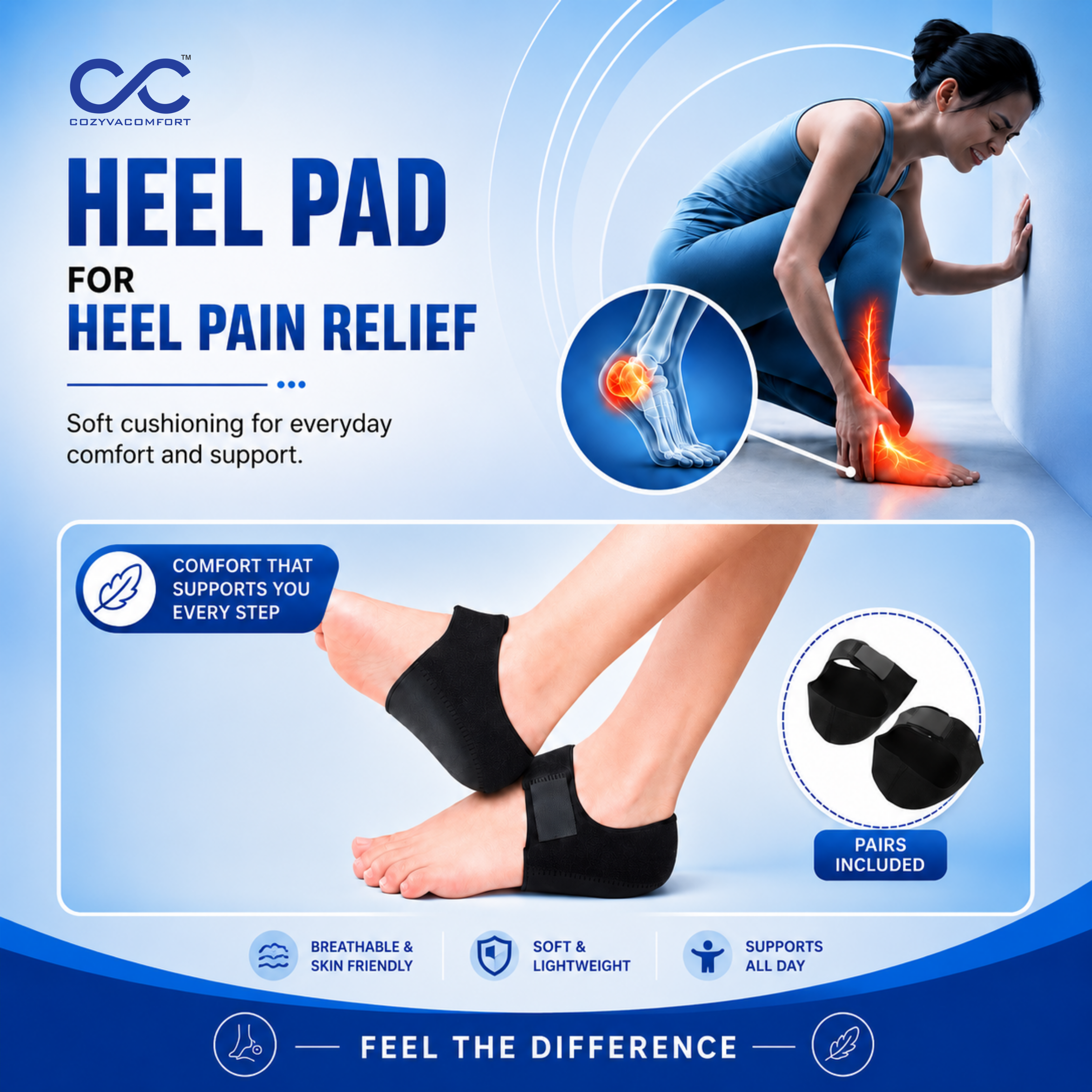 Heel Pad For Heel Pain Relief