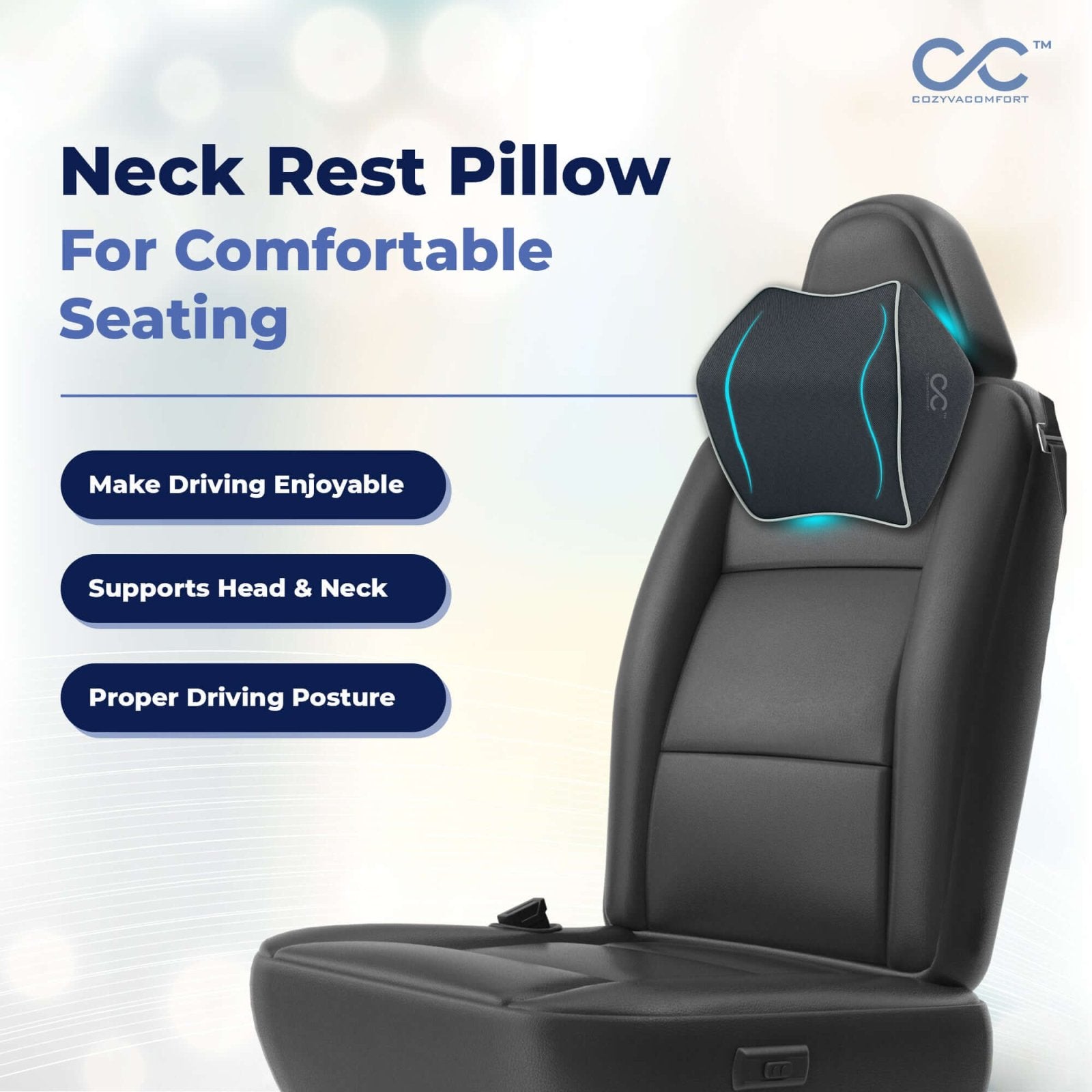 Neck Rest Pillow - Cozyva Comfort