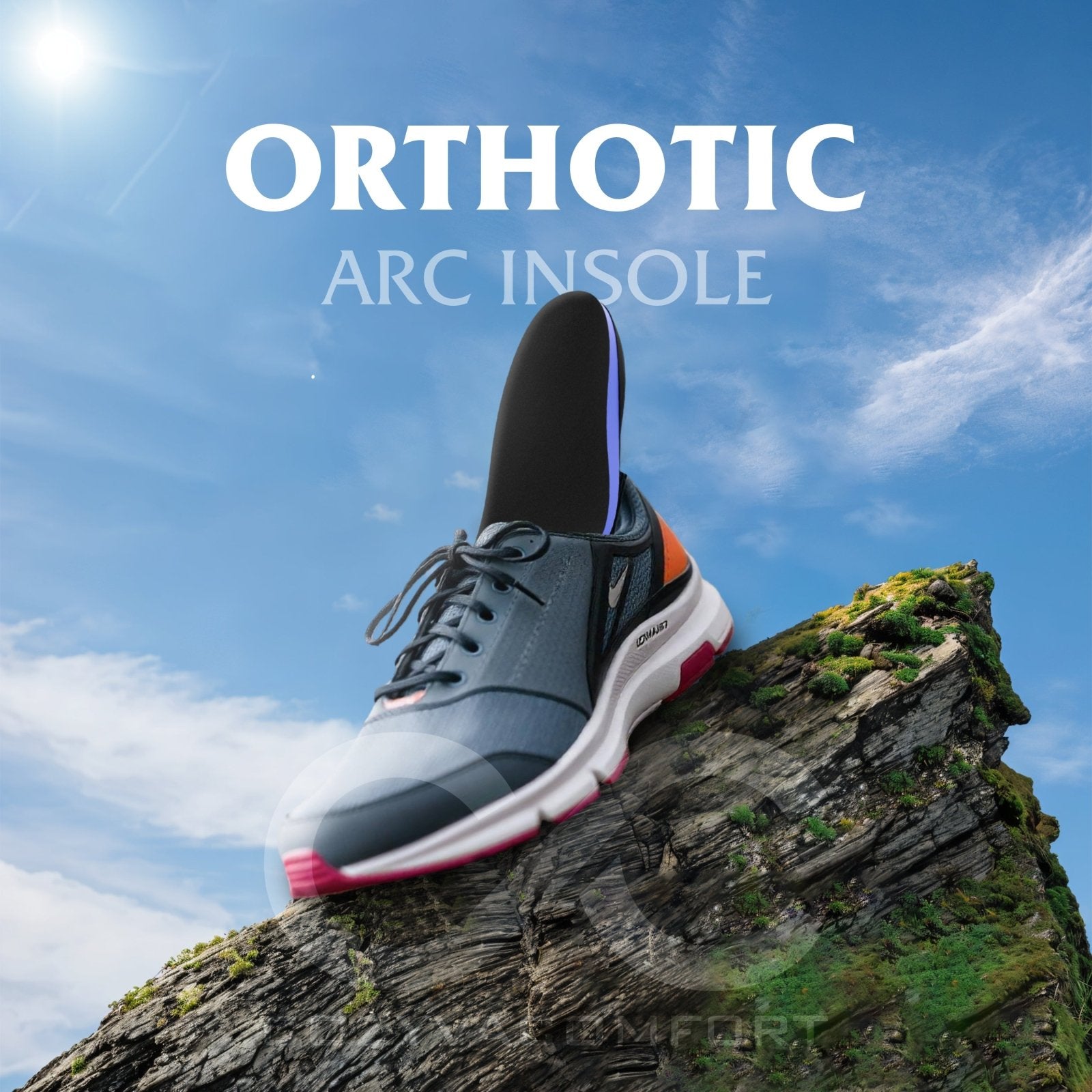 Orthotic strong arc support insole - Cozyva Comfort
