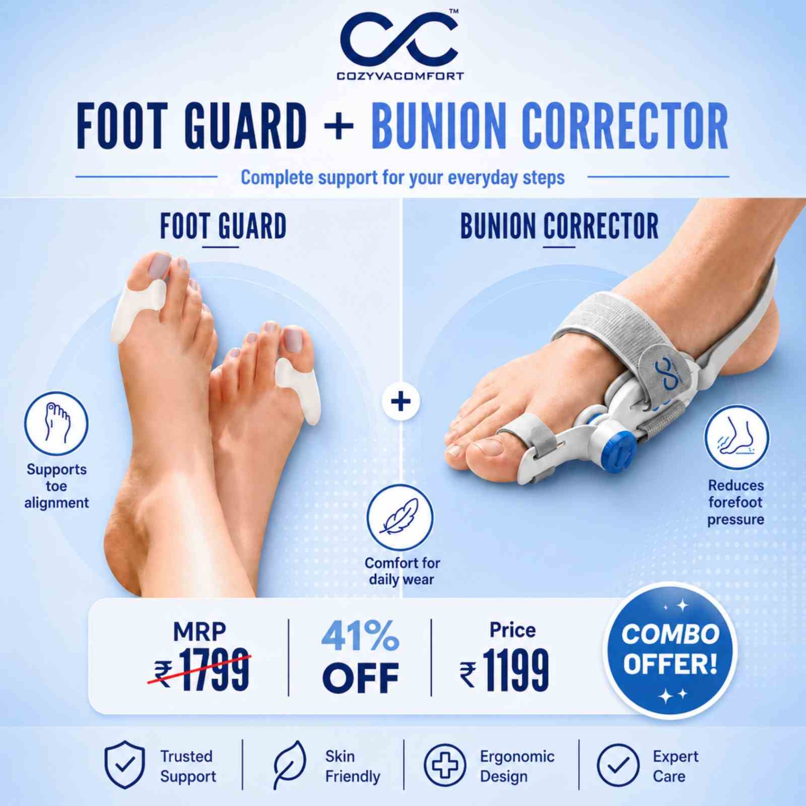 Bunion Corrector and foot Guard